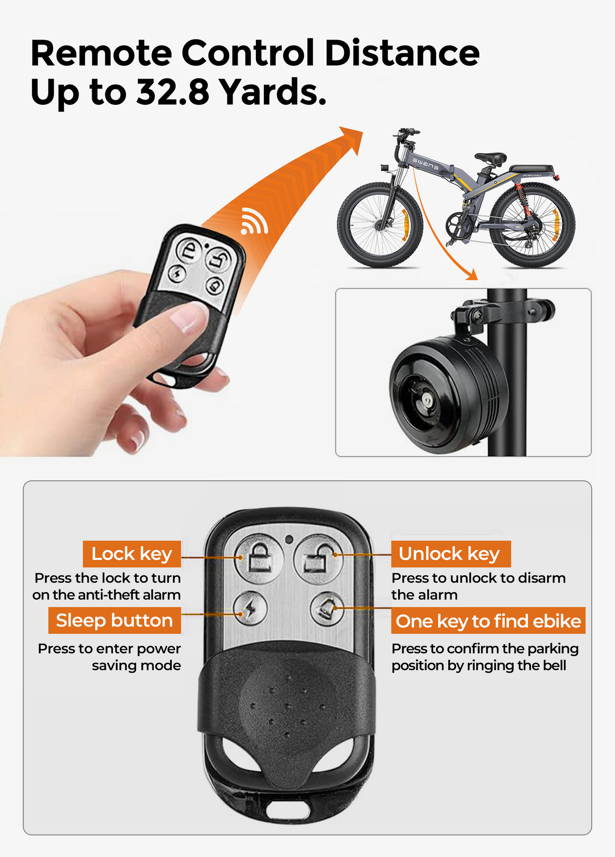 Elcykelalarm (Gratis gave ved køb af elcykel)
