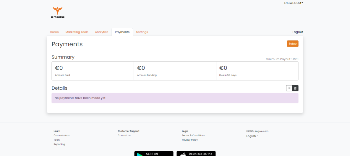 Tilslut PayPal.